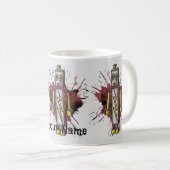 Robot-Tasse Nummer 5 Kaffeetasse (VorderseiteRechts)