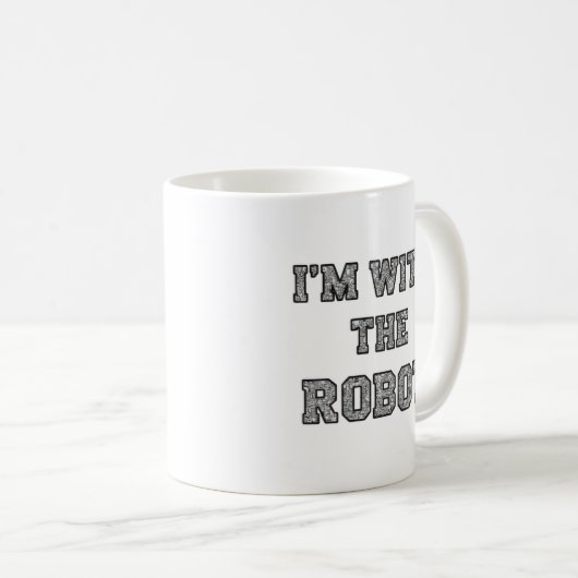Robot Text Kaffeetasse (VorderseiteRechts)