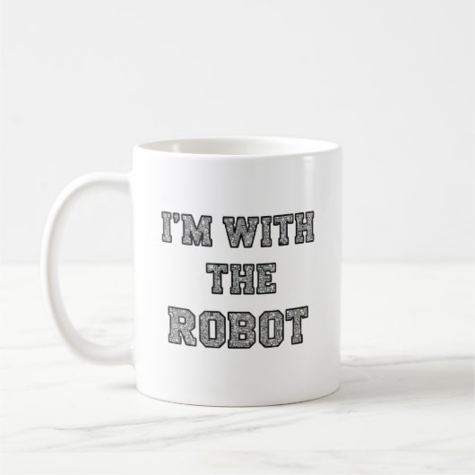 Robot Text Kaffeetasse (Links)