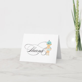 Robot | Thank You Card Dankeskarte