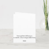 Robot  |  Thank You Card Dankeskarte (Rückseite)