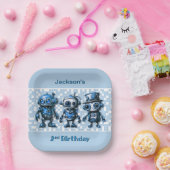 Robot Theme 2. Geburtstag Party Teller (Party)