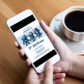 Robot Theme 3. Geburtstag Party Einladung