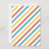 Robot Theme Boy Birthday Einladung (Rückseite)