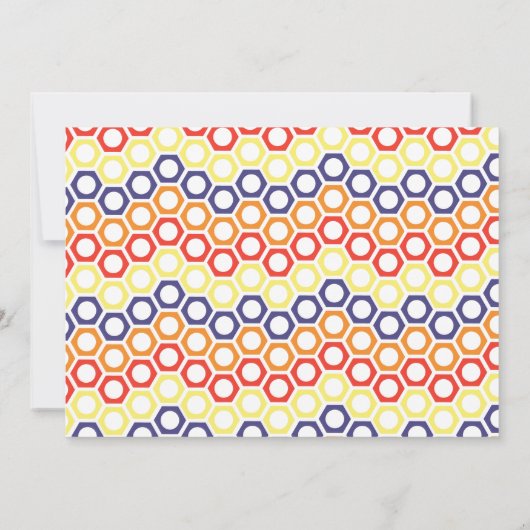 Robot Themed Party Einladung (Rückseite)