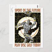 Robot Thrower #1 Postkarte (Vorne/Hinten)