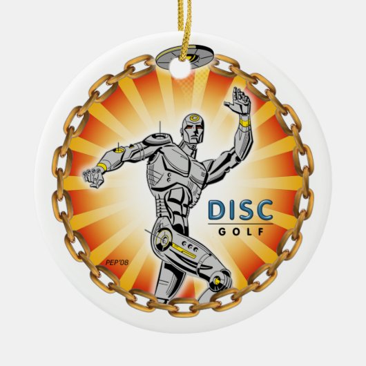 Robot Thrower #2 Keramikornament (Vorne)