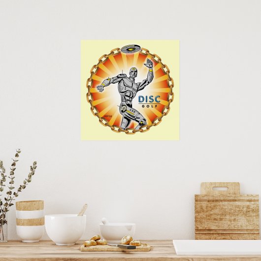 Robot Thrower #2 Poster (Küche)