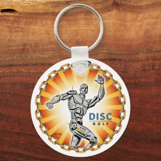 Robot Thrower #2 Schlüsselanhänger (Vorderseite)