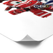 Robot Trains Cartoon zeigt Kindern Poster (Ecke)