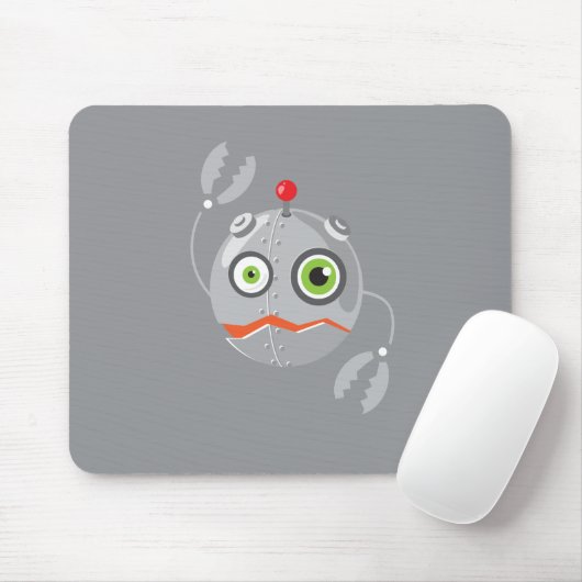 Robot Troll Mousepad (Mit Mouse)