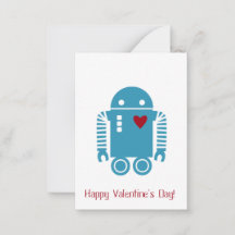 Robot Valentine - Blau