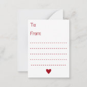 Robot Valentine - Scooter Mitteilungskarte (Rückseite)