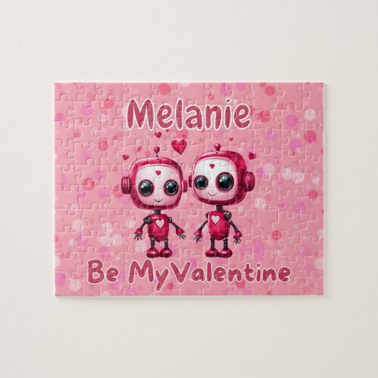Robot Valentinstag-Puzzle Puzzle (Horizontal)