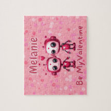 Robot Valentinstag-Puzzle 