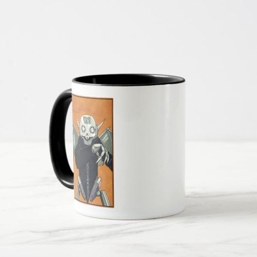 Robot Vampire Dracula Tasse (Vorderseite Links)