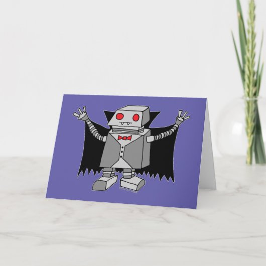 Robot Vampire Karte (Vorderseite)