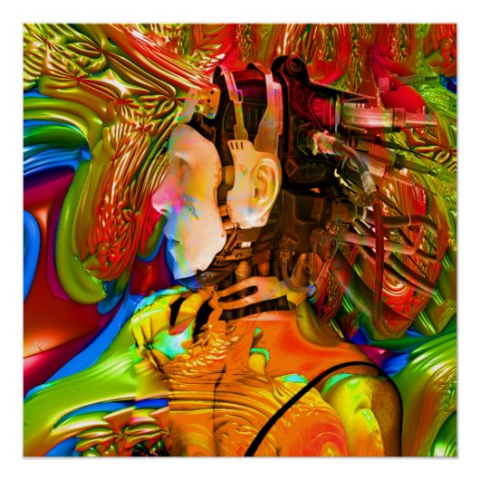 Robot-Verbindung Poster (Vorderseite)