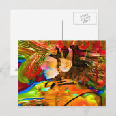 Robot-Verbindung Postkarte (Vorne/Hinten)