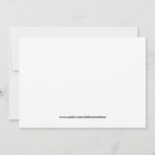 Robot * Wählen Sie die Hintergrundfarbe aus Einladung (Rückseite)