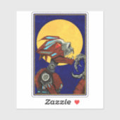 Robot Werewolf Wolf Man Aufkleber (Blatt)