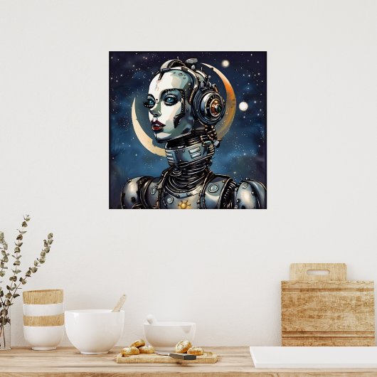 Robot Woman II Poster (Küche)