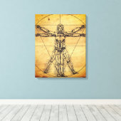 Robot Woman Leinwanddruck (Insitu (Holzboden))