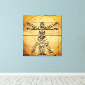 Robot Woman Leinwanddruck (Insitu (Holzboden))