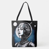Robot Woman VI Tasche (Vorderseite)