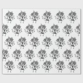 Robot Wrapping Paper Geschenkpapier (Flach)
