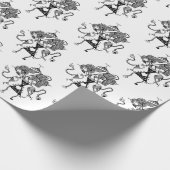 Robot Wrapping Paper Geschenkpapier (Ecke)