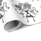 Robot Wrapping Paper Geschenkpapier (Rolleneckpunkt)