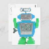 RoBoT X-16 Postkarte (Vorne/Hinten)