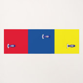 "Robot" Yoga Mat Yogamatte (Rückseite (Horizontal))