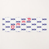 "Robot" Yoga Mat Yogamatte (Vorderseite (Horizontal))