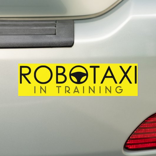 ROBOTAXI im Autoaufkleber Ausbildung (Auf Auto)