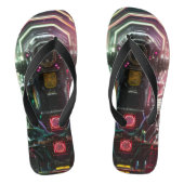 Roboter 1 Breiten Flip Flops Badesandalen (Fußbett)