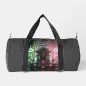 Roboter-1-Duffetbeutel Duffle Bag (Rückseite)