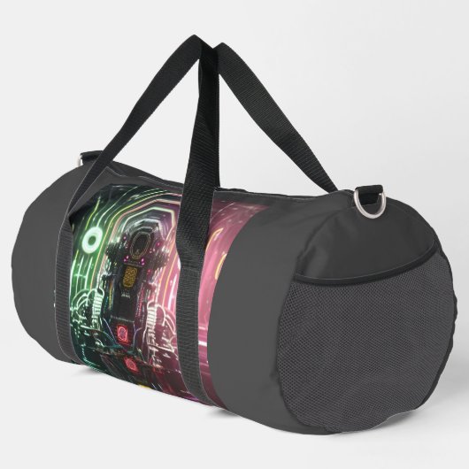 Roboter-1-Duffetbeutel Duffle Bag (Rechte Ecke)