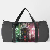 Roboter-1-Duffetbeutel Duffle Bag (Rückseite)