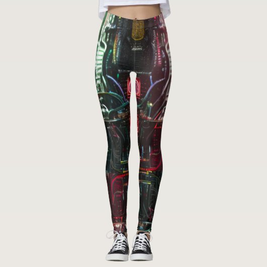 Roboter 1 Leggings (Vorderseite)