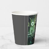 Roboter-1-Papierbecher Pappbecher (Rechts)