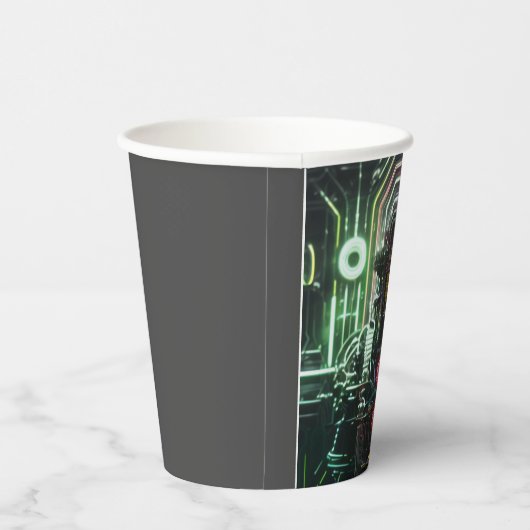 Roboter-1-Papierbecher Pappbecher (Rechts)