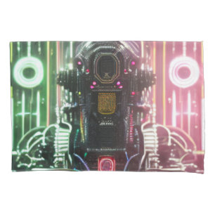 Roboter 1 Standard-Kissenkoffer 2 auf der Seite Kissenbezug