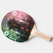 Roboter 1 Tischtennispaddel Tischtennis Schläger (Seitenansicht)
