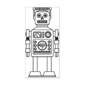 Roboter 200423(03) gummistempel (Prägung)