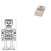 Roboter 200423(03) gummistempel (Stempel)