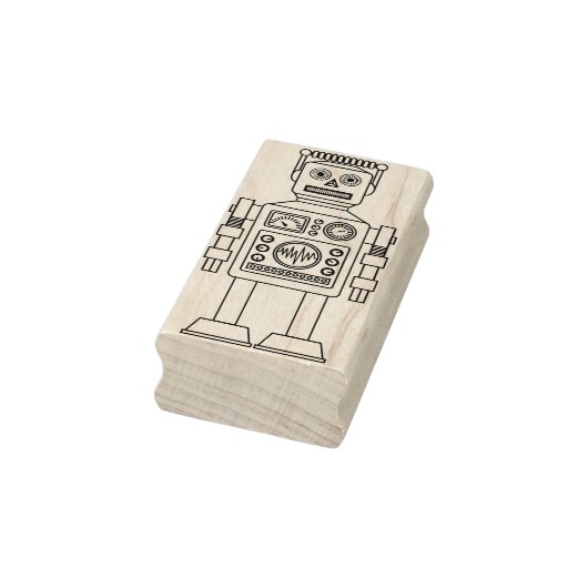 Roboter 200423(03) gummistempel (Stempel)