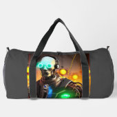 Roboter-2-Duffettasche Duffle Bag (Rückseite)