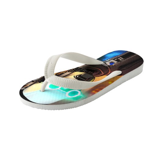 Roboter-2-Kinderspielzeug Kinderbadesandalen (Schrägansicht)